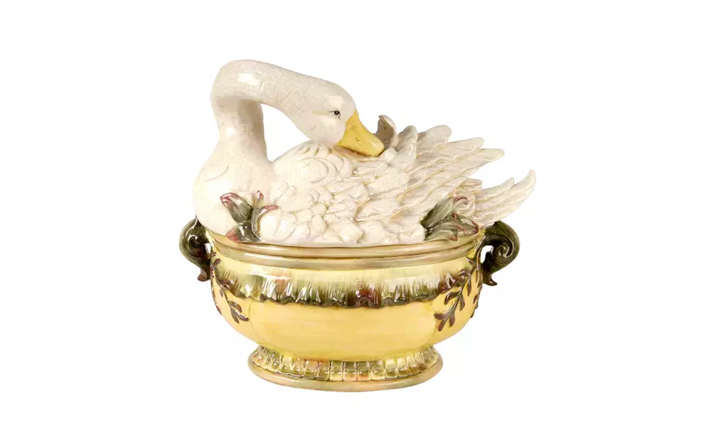 Kaldun and Bogle Wild Game Goose Tureen with Ladle - Primary Image
