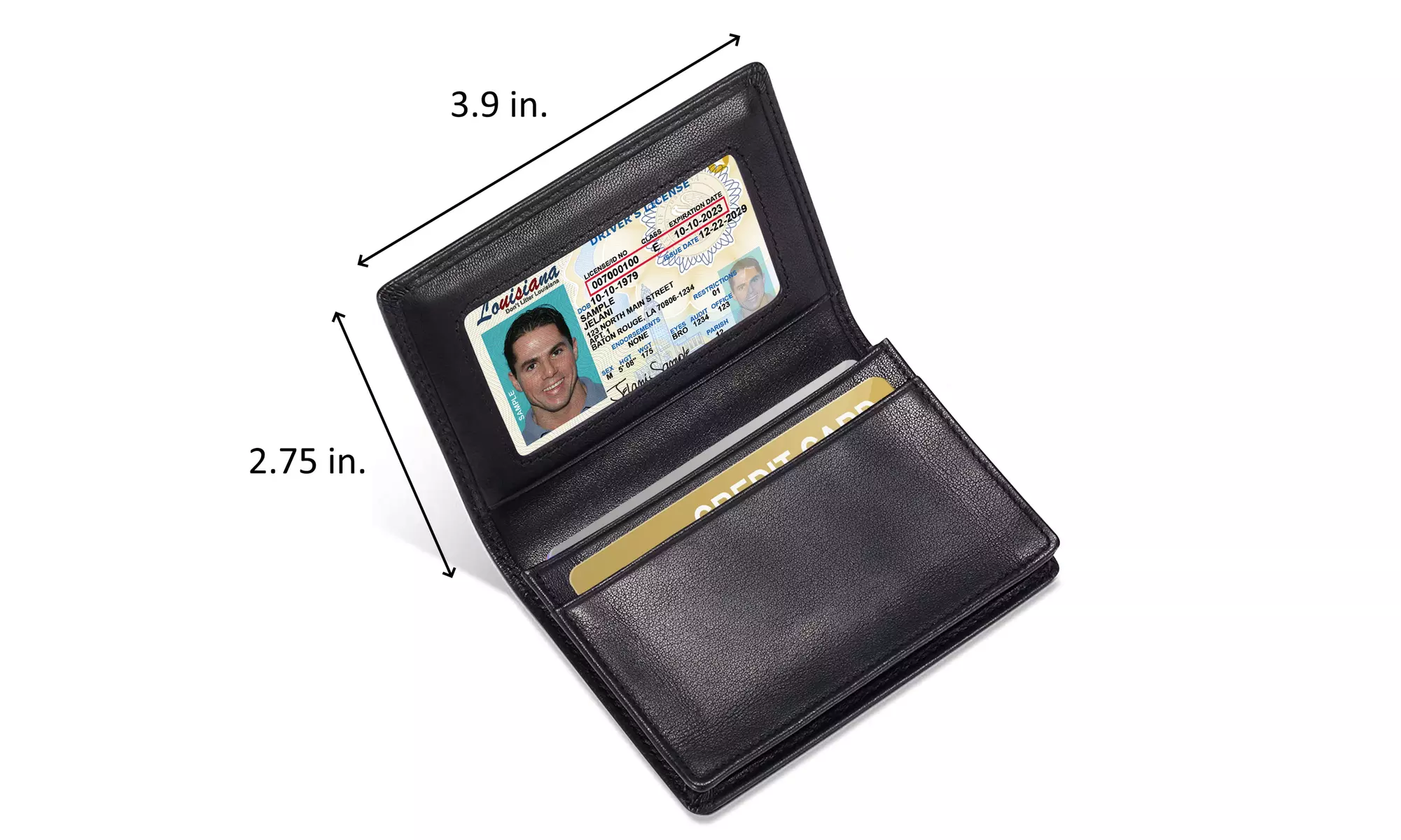 Premium RFID Men's Genuine Leather Compact Wallet