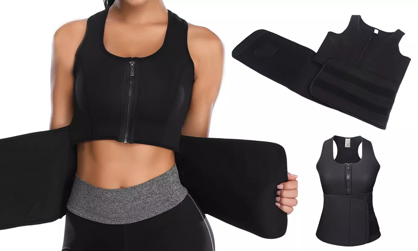 Waist Trainer Neoprene Sweat Sauna Vest for Women Weight Loss Slimming Plus Size - Primary Image