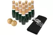 Hey! Play! Lawn Bowling or Skittle Ball Game Set with Wooden Pins, Balls, and Bag - Second Medium