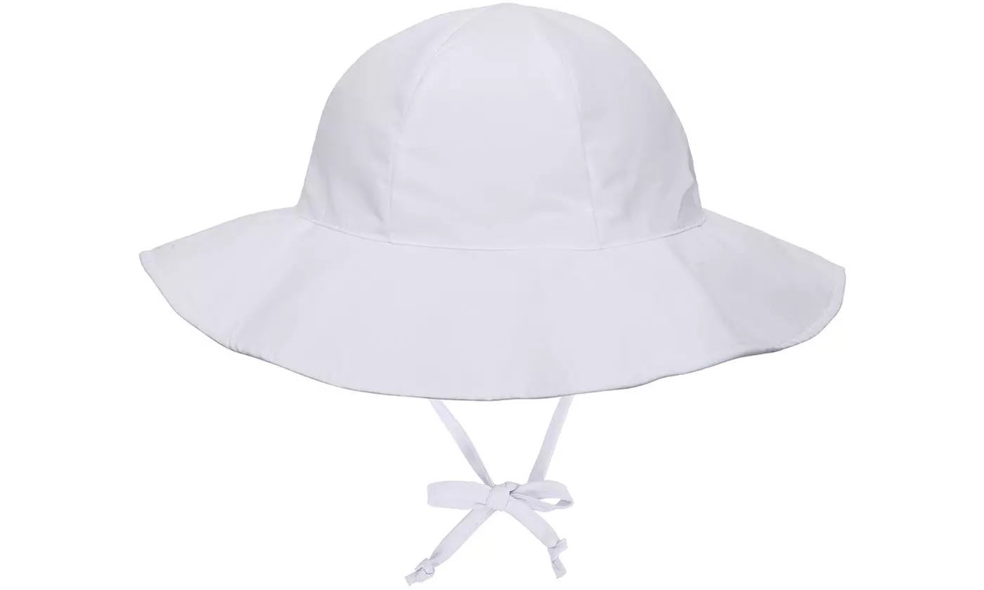 UPF 50 UV Ray Sun Protection Wide Brim Baby Kids Girls Sun Hat - Second Medium