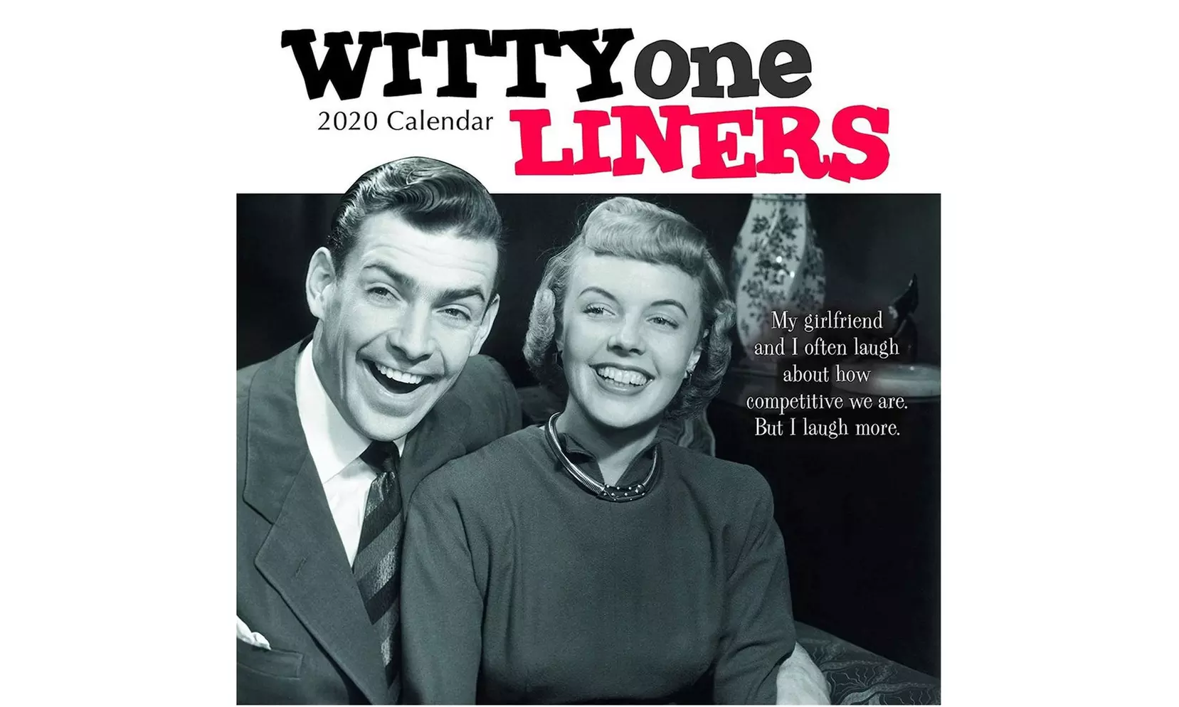 The Gifted Stationery 2020 Wall Calendar - 12" Funny Quotes Witty One Liners - Primary Image