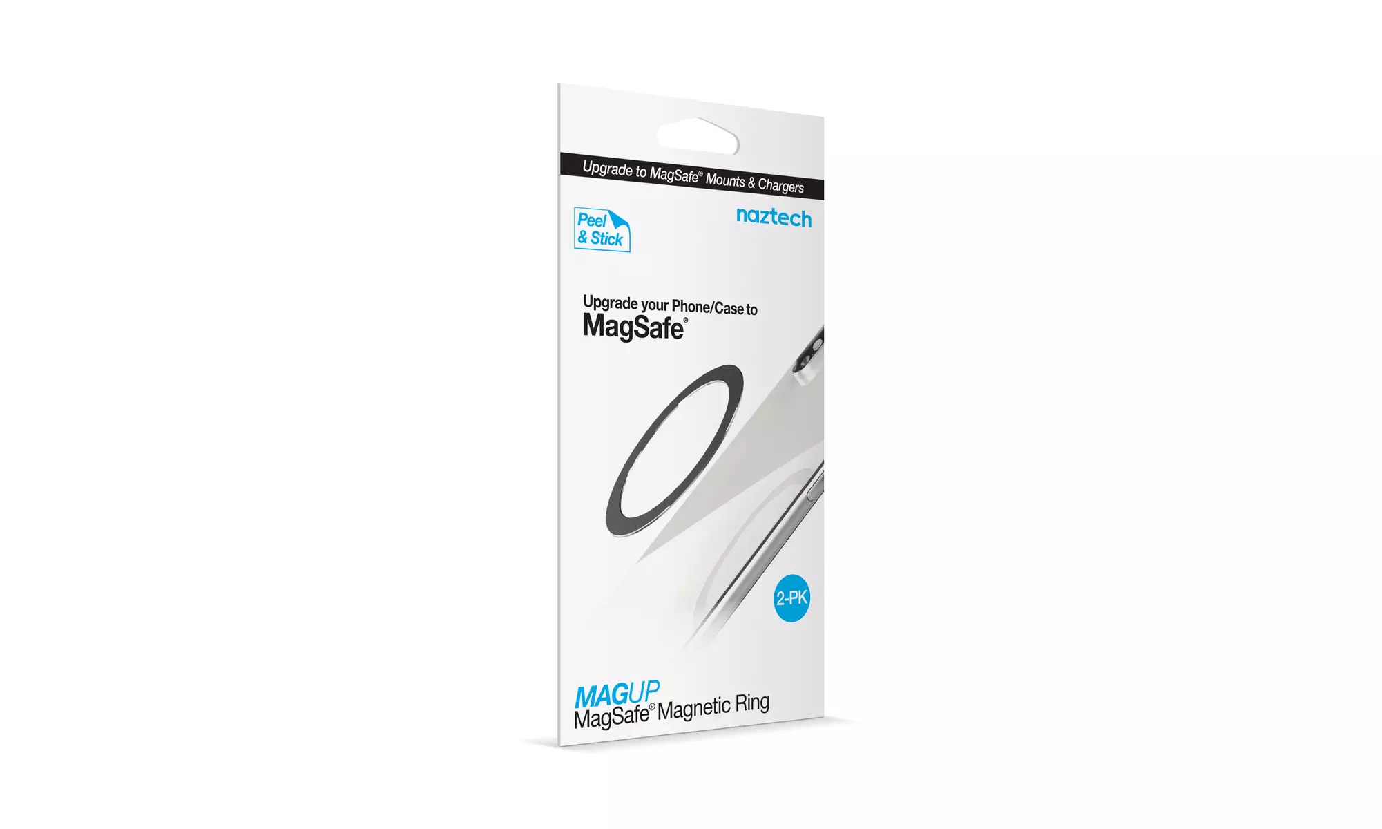 Naztech MagUP MagSafe Magnetic Ring 2-Pack - Second Medium