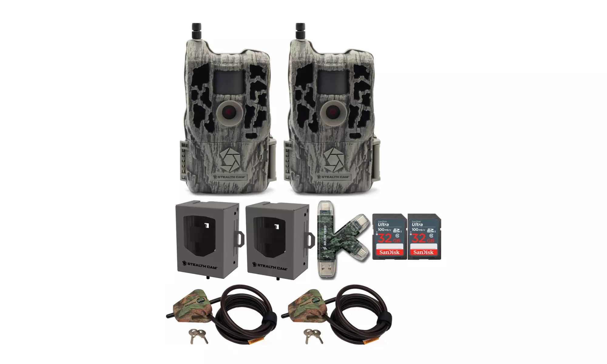 Stealth Cam Reactor 26MP Trail Camera (ATandT) Super Security Bundle - Primary Image