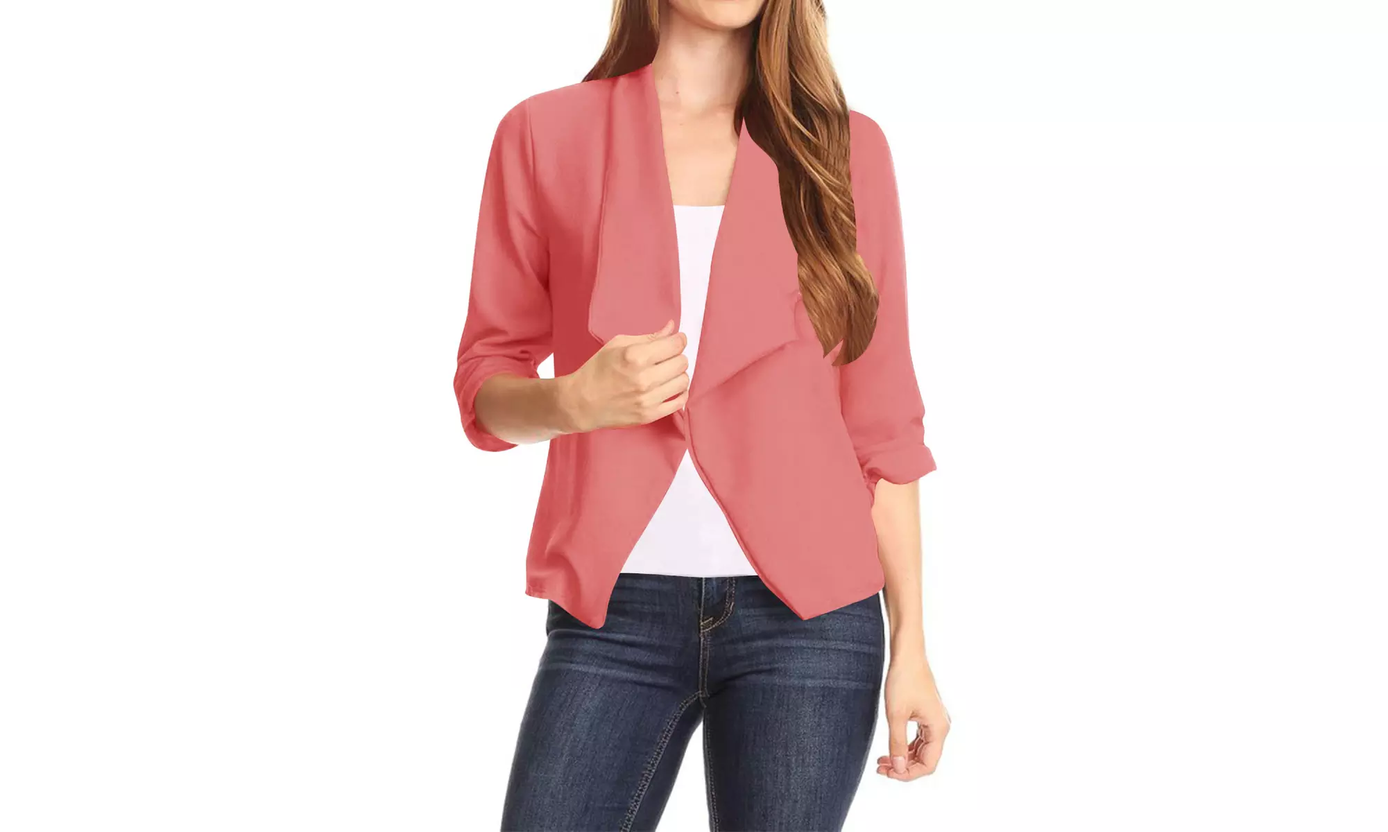 Women's Casual Office Wear Basic Solid Blazer Jacket
