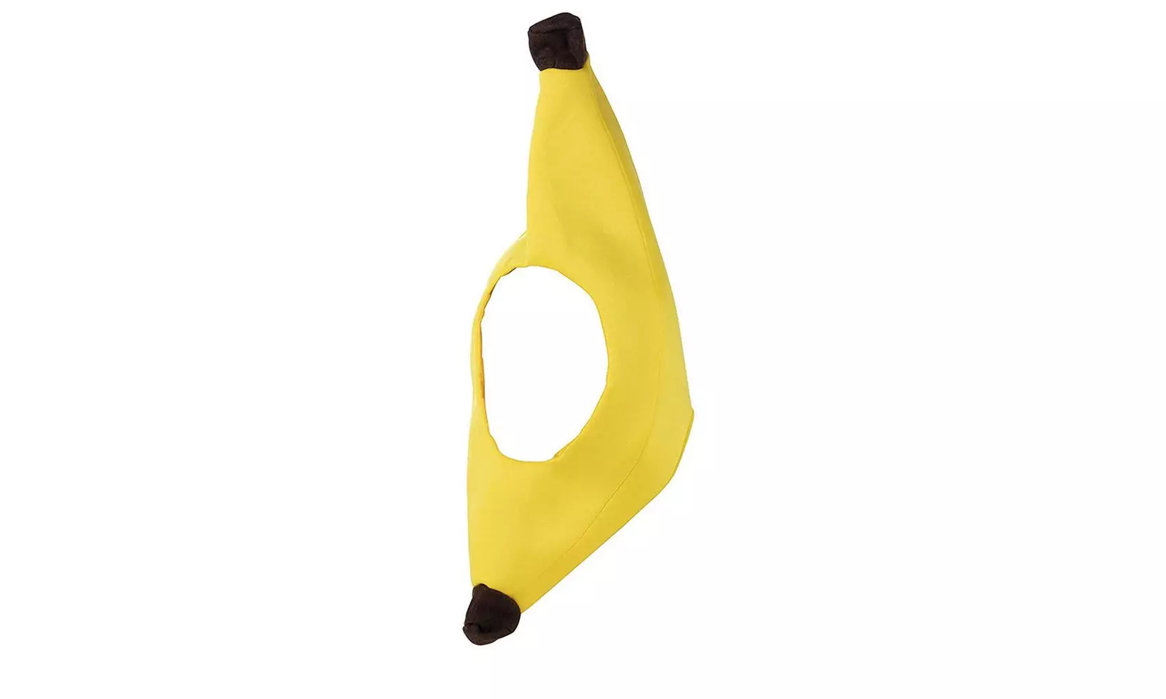 Banana Shaped Plush Costume Hat, Funny Head Cover Halloween Dress-Up Accessory - Second Medium