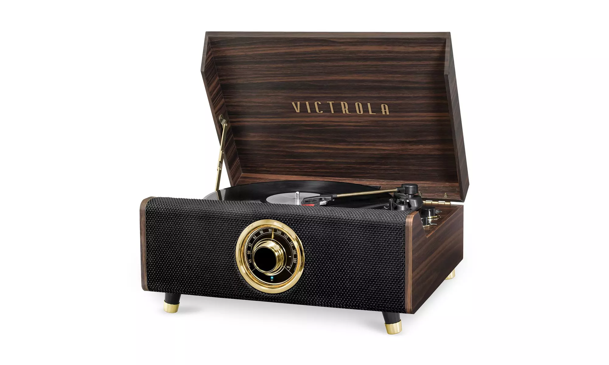 Victrola 4-in-1 Highland Bluetooth Record Player with 3-Speed Turntable FM Radio - Primary Image