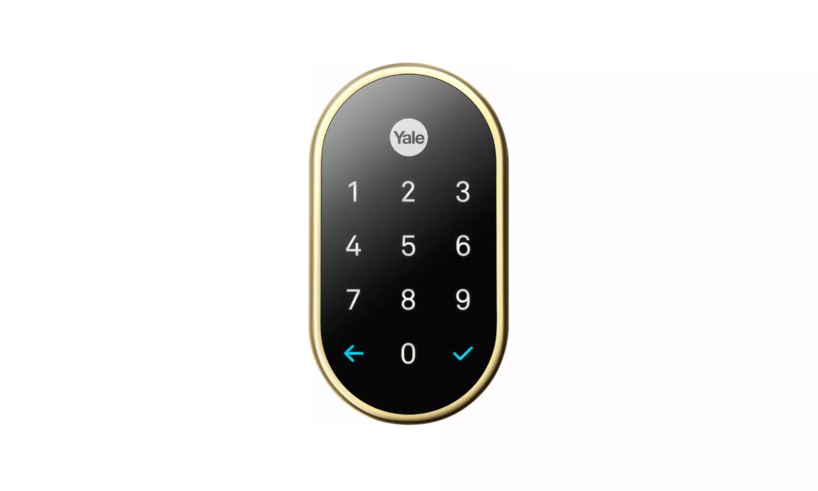Nest x Yale Lock (Polished Brass) with Nest Connect - Primary Image