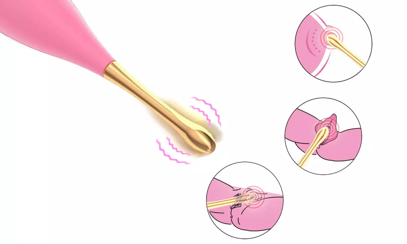 Powerful Cordless Clitoral Stimulation Massager Vibrator with 12 Vibration Modes