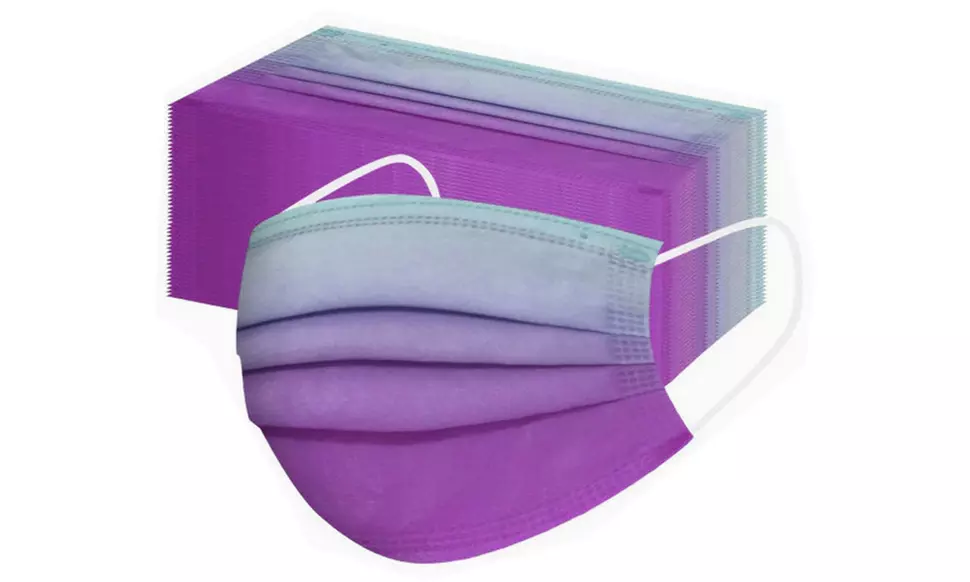 Non-Medical Disposable 3-Ply Black Face Masks (Multi-Packs Available)