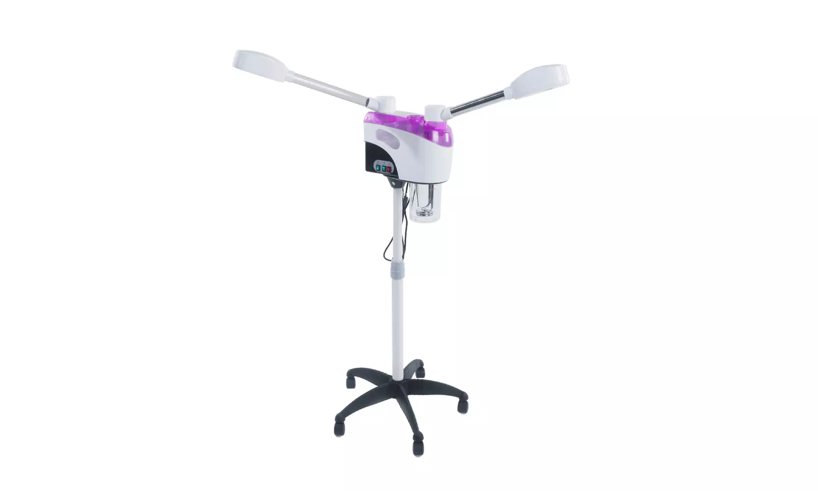 DLT Aroma Steamer US Plug and Double Tube Ion Hot Facial White - Primary Image