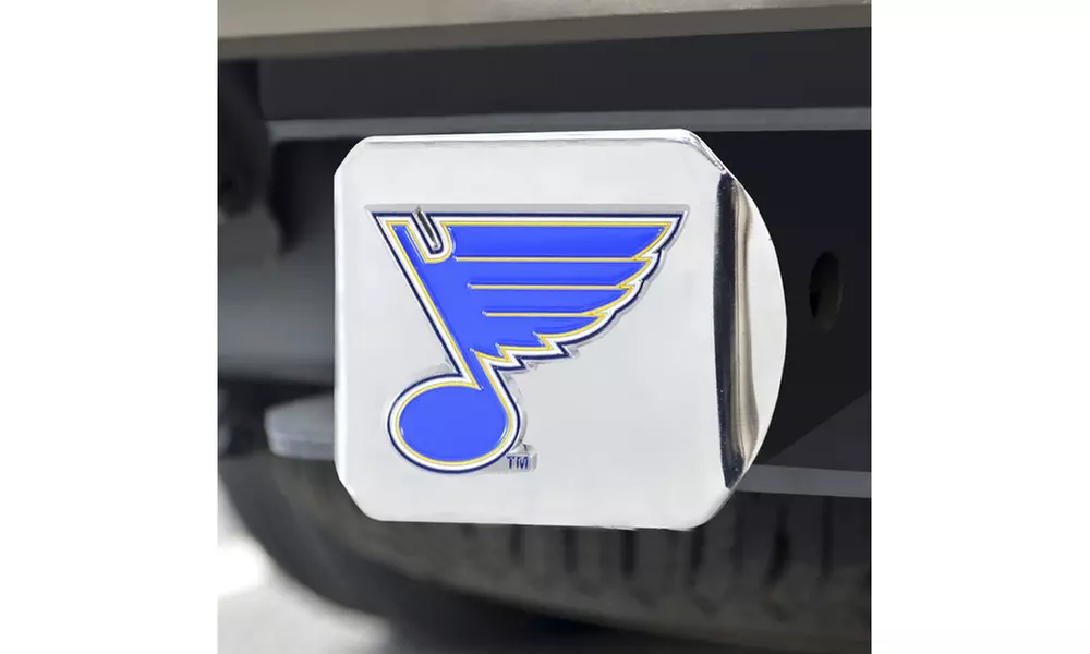 Fanmats NHL Chrome Hitch Cover with Color Emblem - Primary Image