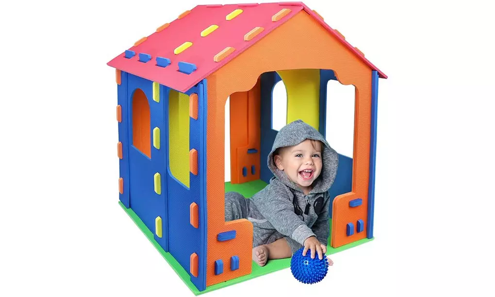 Giant Kids Foam Playhouse Play Tent for Boy and Girls Indoor and Outdoor,  - Primary Image