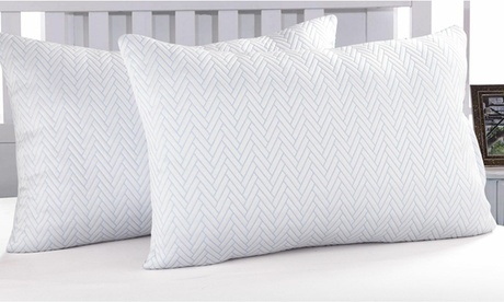 Dan River Cooling Down Alternative Pillows Temperature-Regulating (2 Pack) Soft Queen 2 Pack Down Alternative