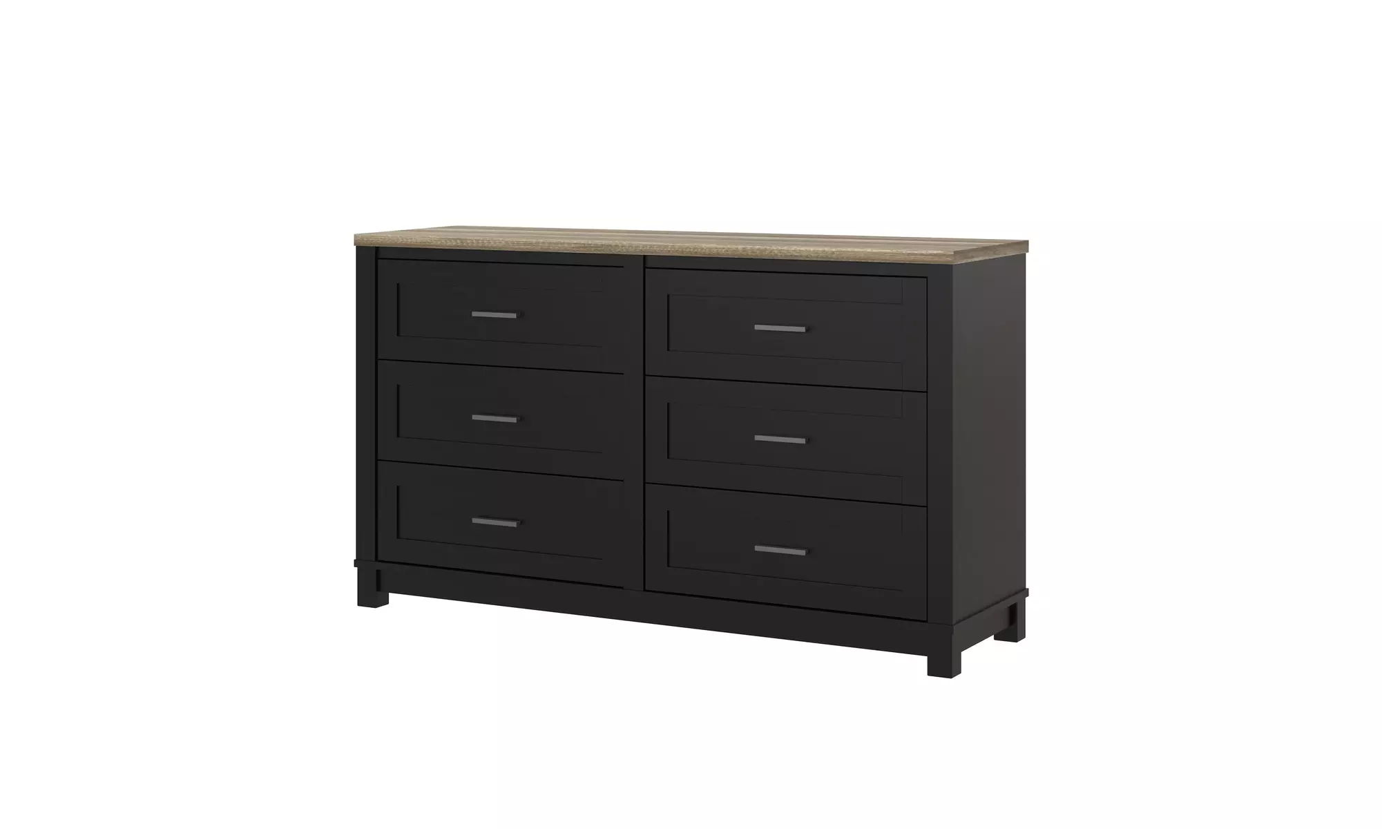 Ameriwood Home Carver 6 Drawer Dresser, Black - Second Medium