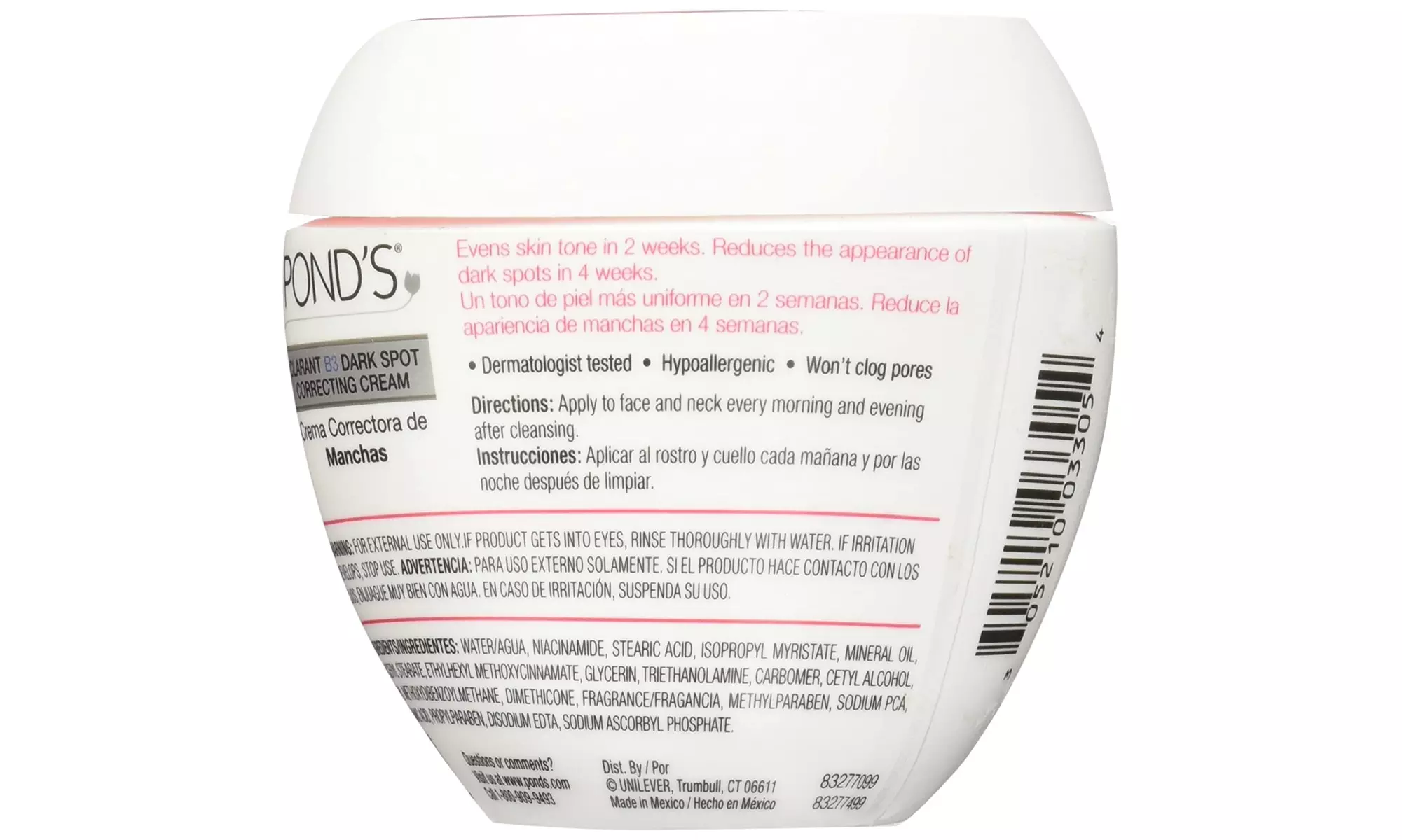 Pond's Correcting Clarant B3 Dark Spot Skin Cream - Second Medium