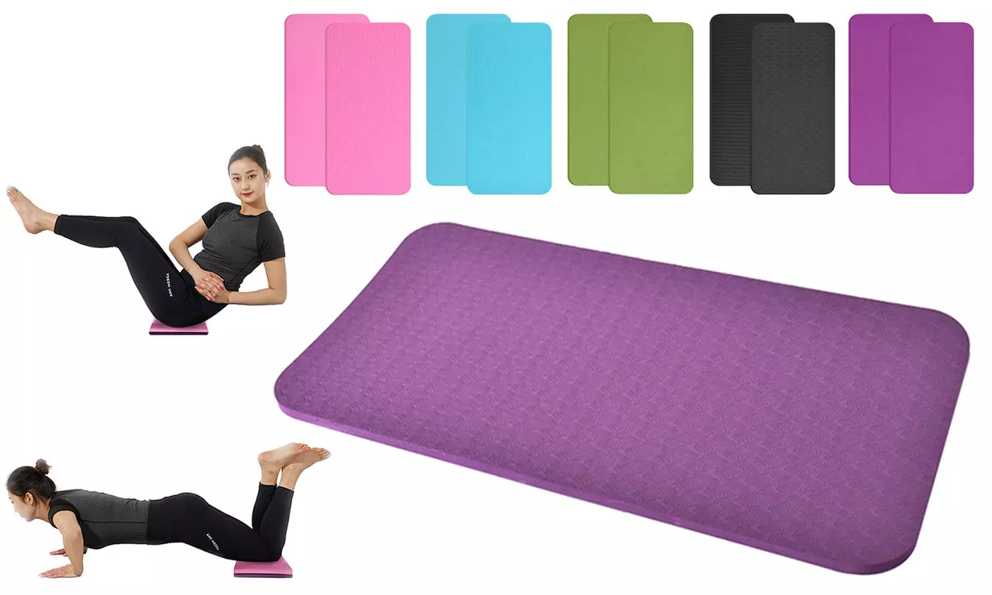 16" Yoga Mat Non-slip Durable Exercise Fitness Pilates Pad for Elbows Knees - Primary Image