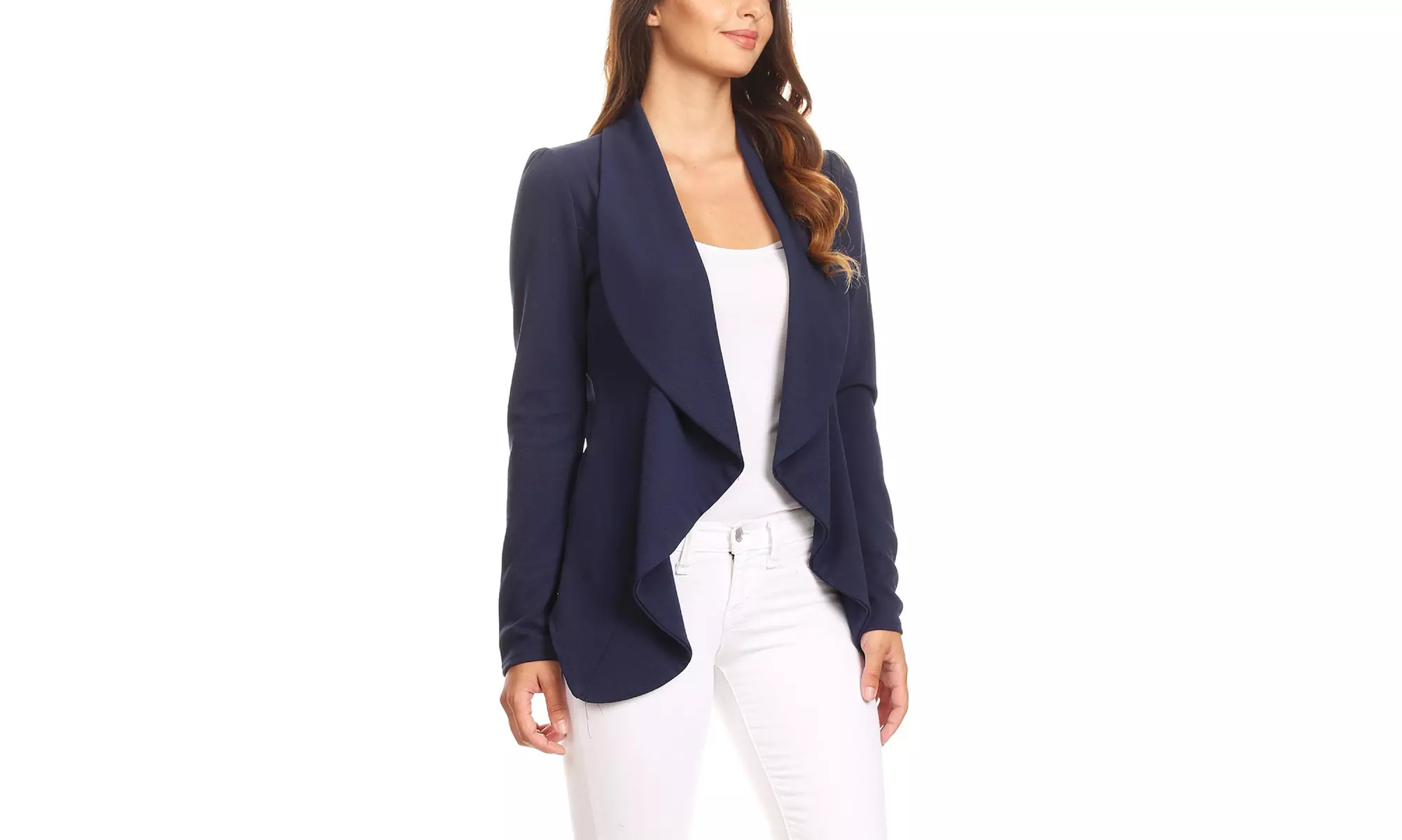 MOA Collection Women's Casual Solid Blazer Jacket