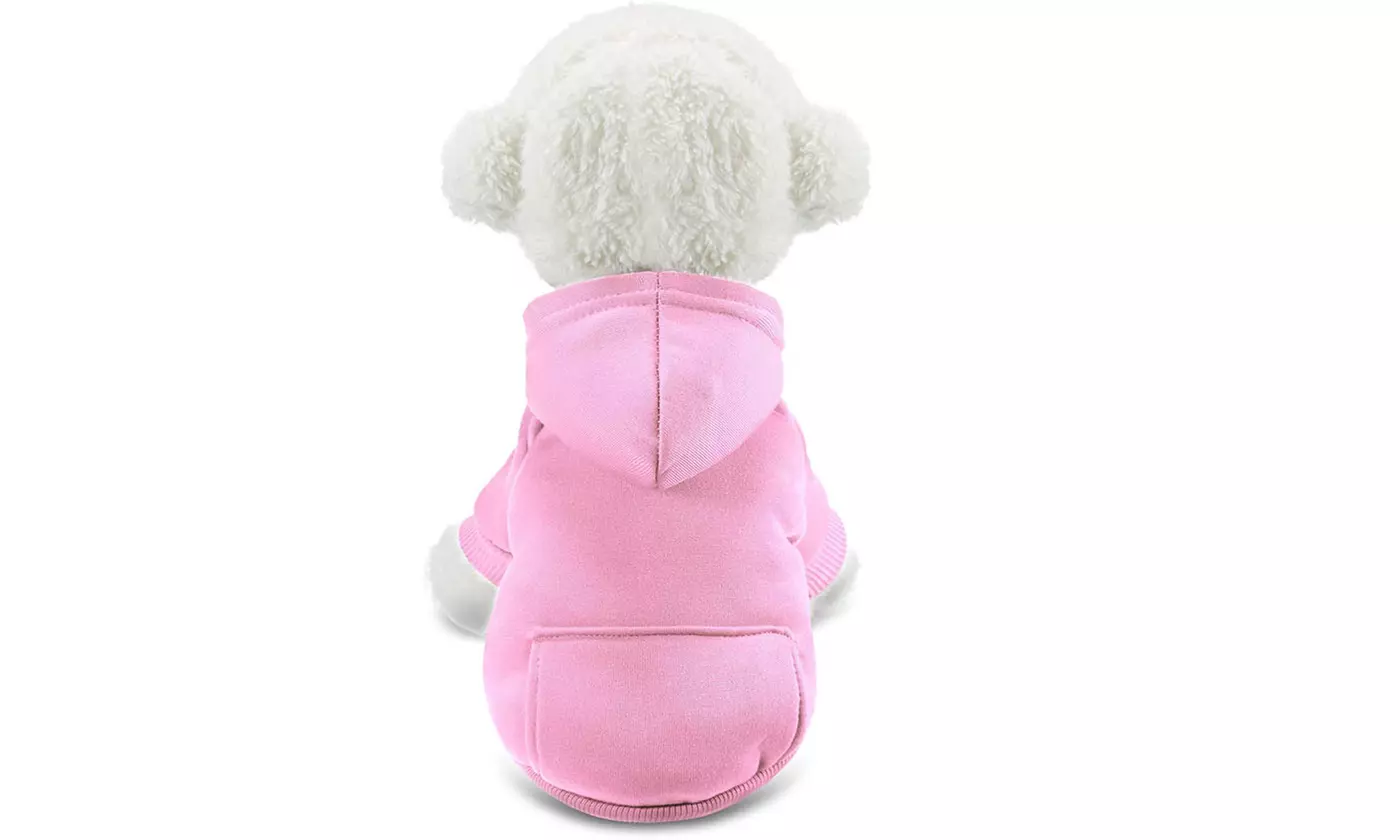 Fall Winter Dog Hoodie Sweatshirts Coat with Pocket for Dogs Puppy Cat
