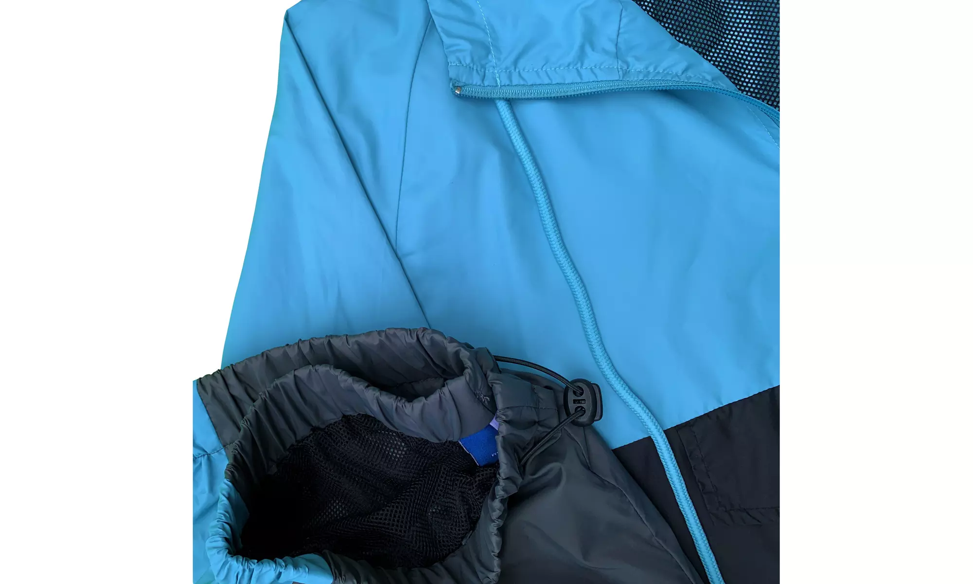 Men's 2-Piece light weight Windbreaker Suit Sauna GYM Set with Mesh Lining 
