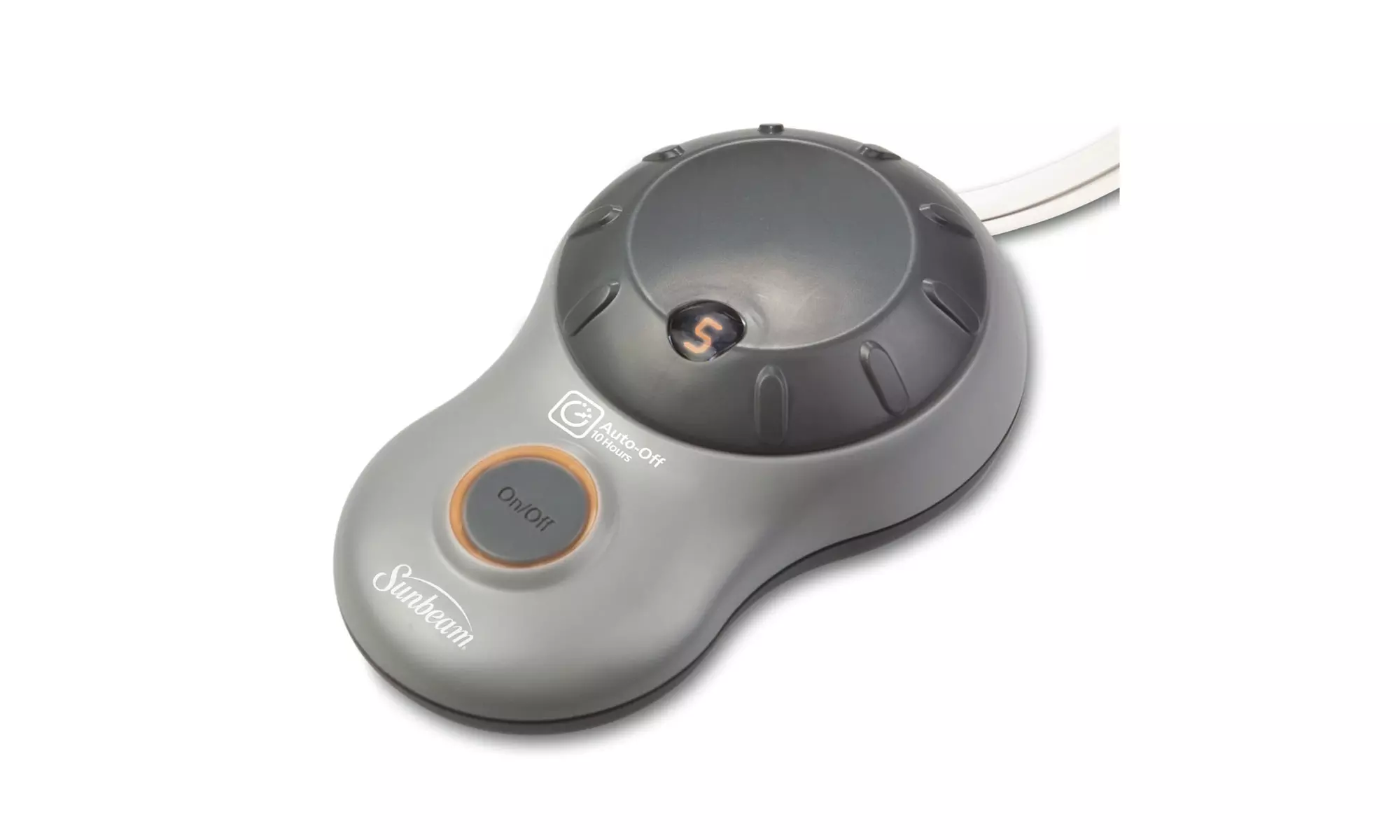 Sunbeam Quilted Fleece Electric Heated Warming Blanket Twin Newport Blue - Second Medium