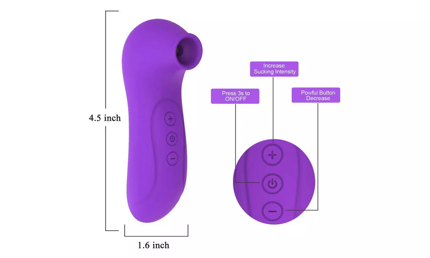 10 Frequency G-spot Stimulate Clitoral Suction Vibrator with Heating Shaft