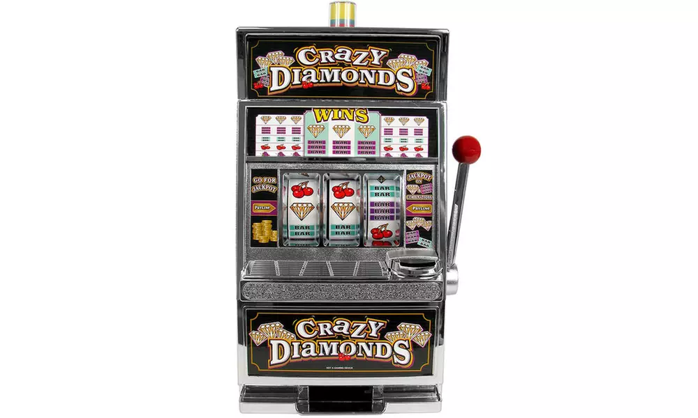 Crazy Diamonds Slot Machine Bank - Authentic Replication - Primary Image