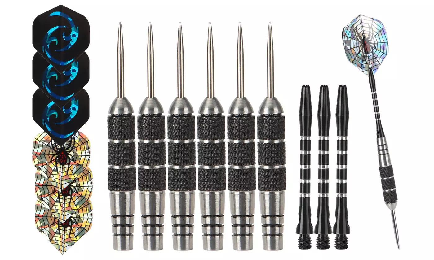 6-Pack Professioanl Premium Steel Tip Darts Set