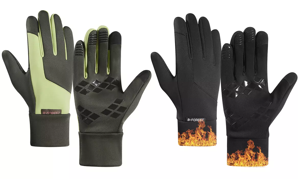 Winter Gloves Windproof Warm Gloves Cold Weather Touch Screen Fingers Gloves - Primary Image