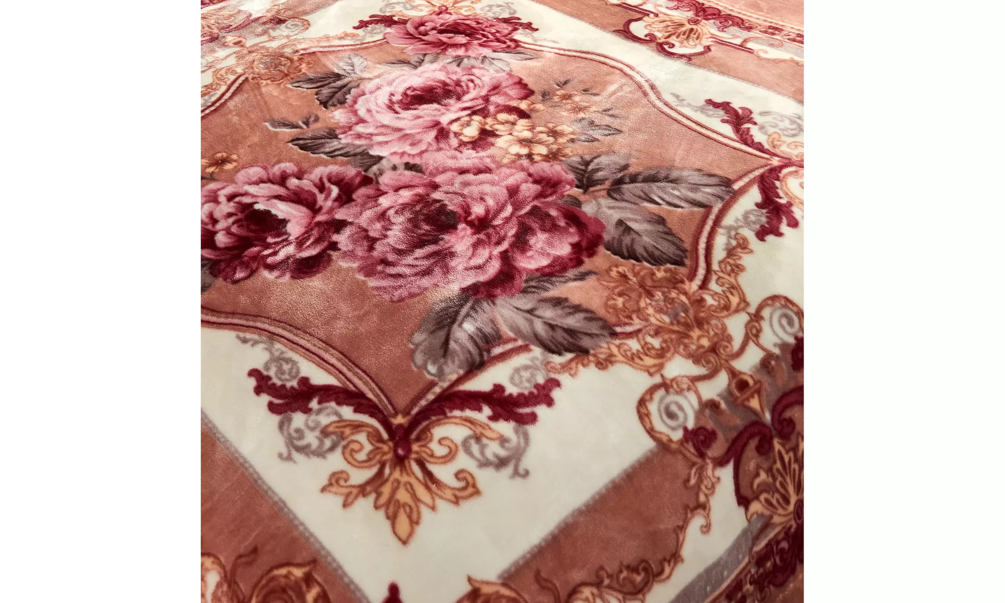 JML Heavy Fleece Blanket,2 Ply Printed Bed Blanket For King Size,85"x93",10Lb