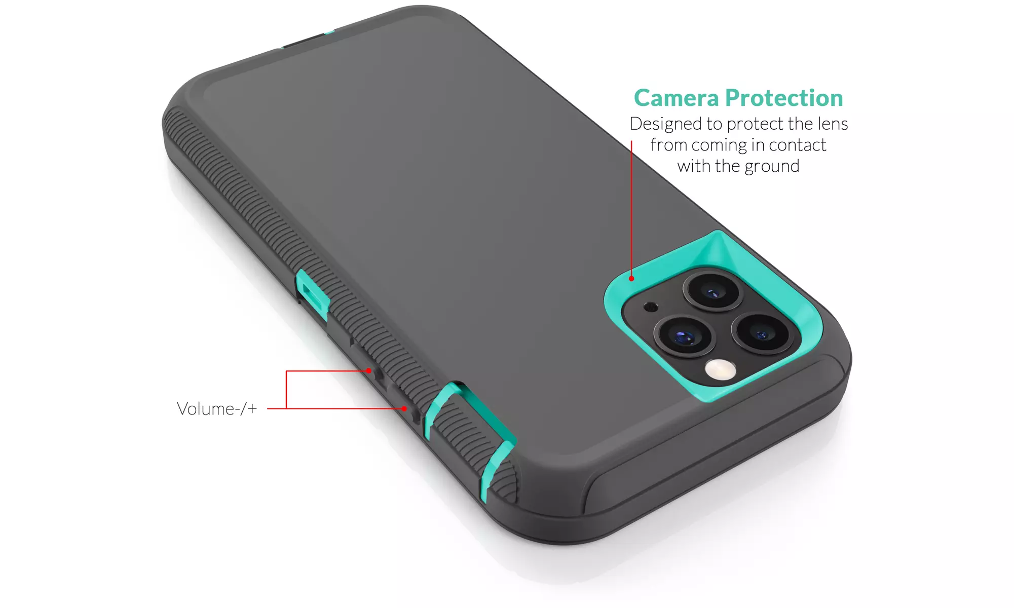 Apple iPhone 11 / Pro / Pro Max Case Protective Defender Shockproof Hybrid Cover - Second Medium
