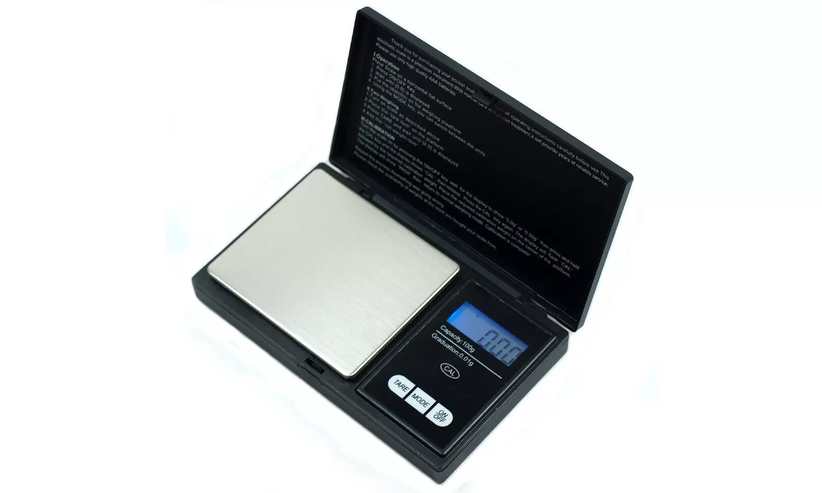 US Digital Pocket Scale 0.01g Precision Jewelry Gold Silver Coin Gram 100gx 0.01 - Primary Image