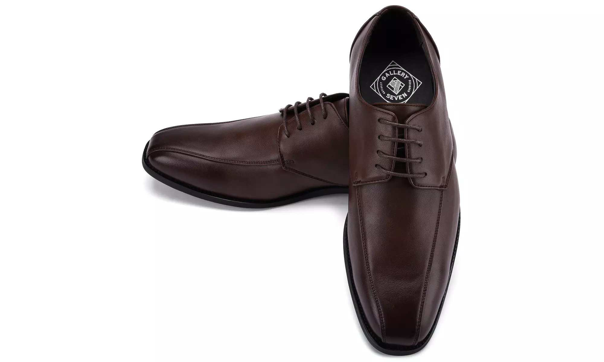Gallery Seven Mens Oxford Dress Shoes - Bike Toe