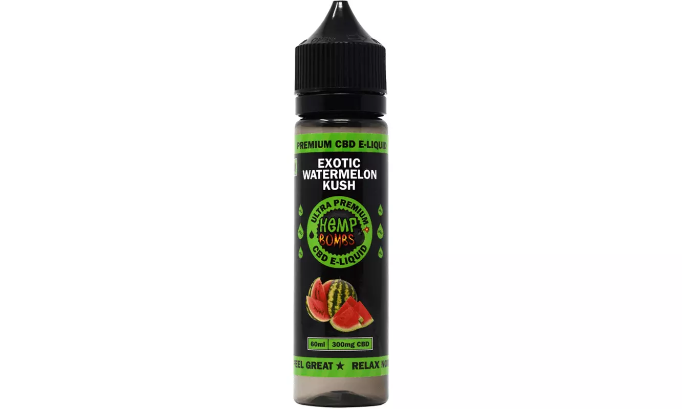 Hemp Bombs CBD Vape Juice - Exotic Watermelon Kush - Primary Image