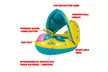 Baby Awning Swimming Ring Sunshade Swimming Boat Seat Inflatable Sun Canopy  - Second Medium