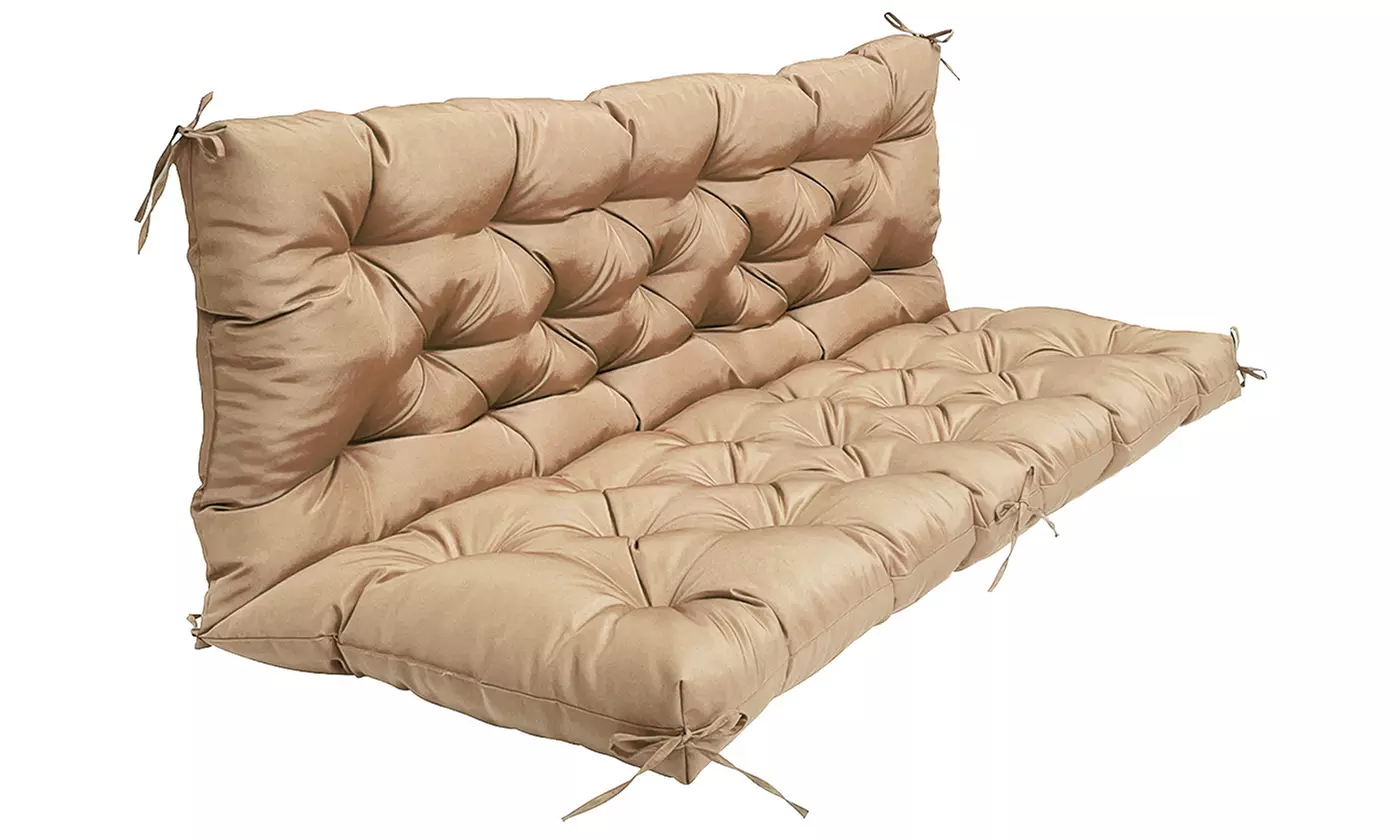 NewHome 2-3 Seater Outdoor Swing Cushion 59"x43" Padded Bench Seat