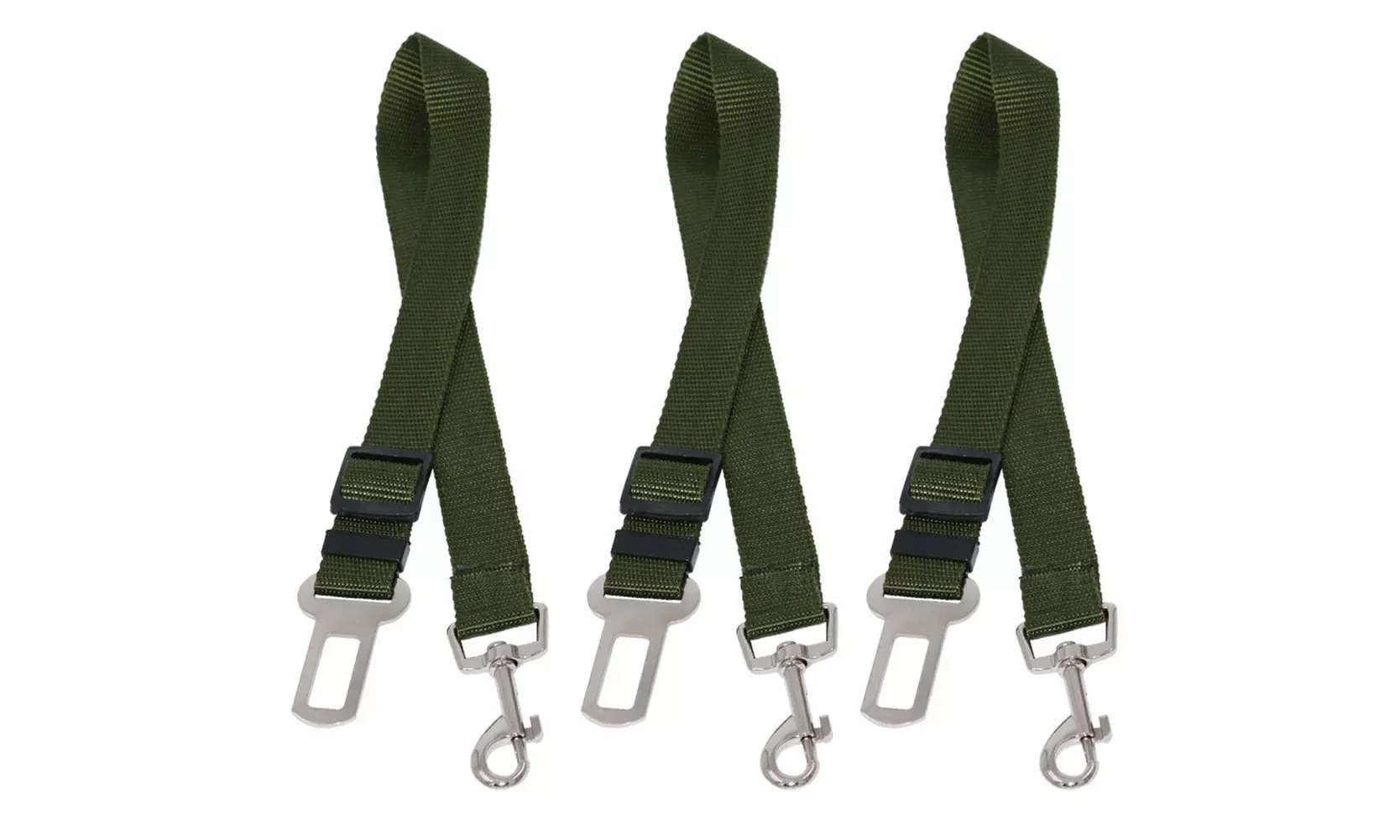 3 PCS Adjustable Pet Dog Cat Car Seat Belt Safety Leads Vehicle Seatbelt Harness