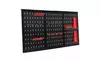 24" x 48" Metal Pegboard Panels Garage Tool Board Storage Organizer Holder Black