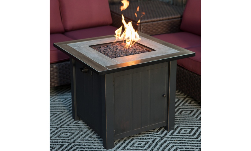 Up To 28% Off on Middleton Gas Fire Pit Table | Groupon Goods