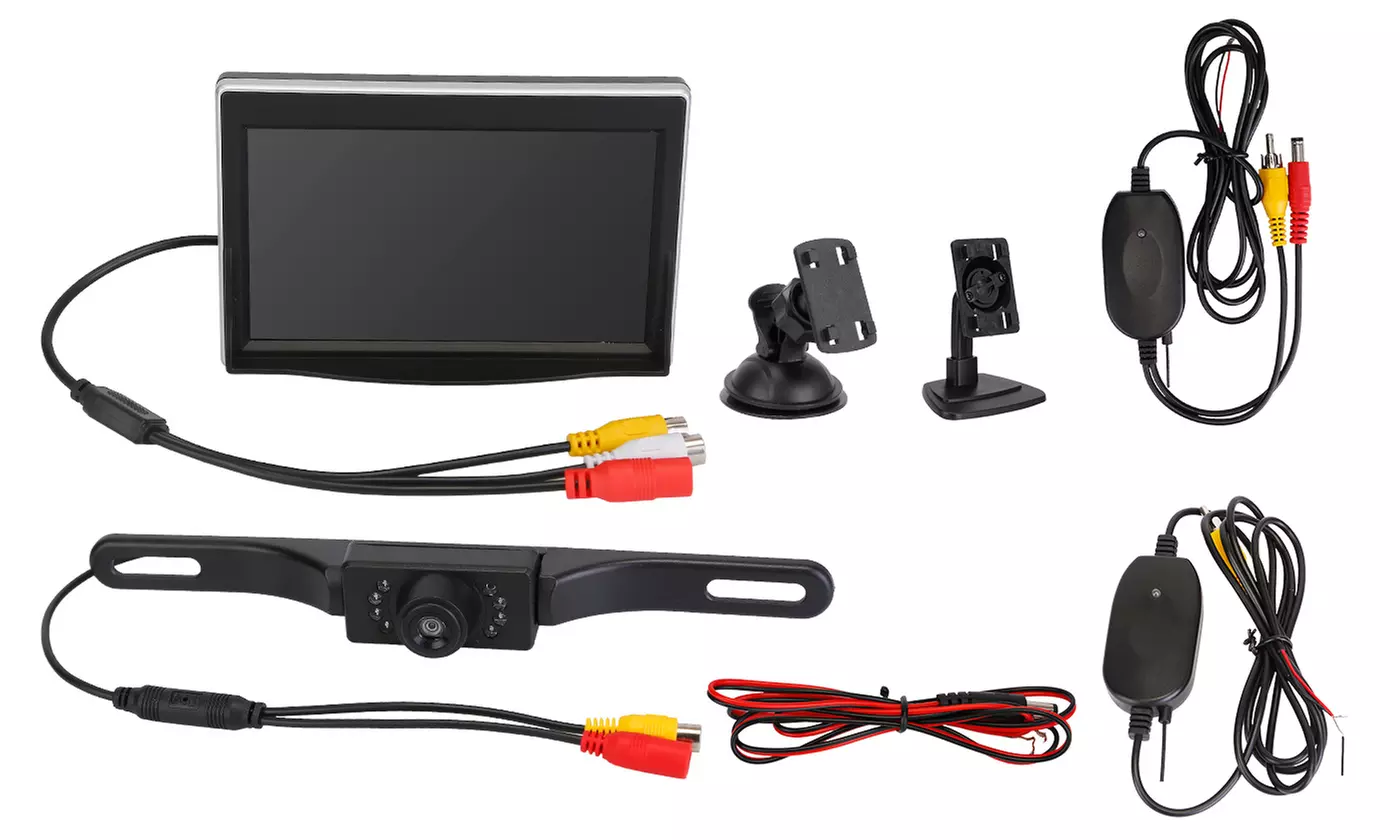 iMounTEK 5" Screen Backup Camera Monitor Car Rear View Recorder Parking Camera - Second Medium