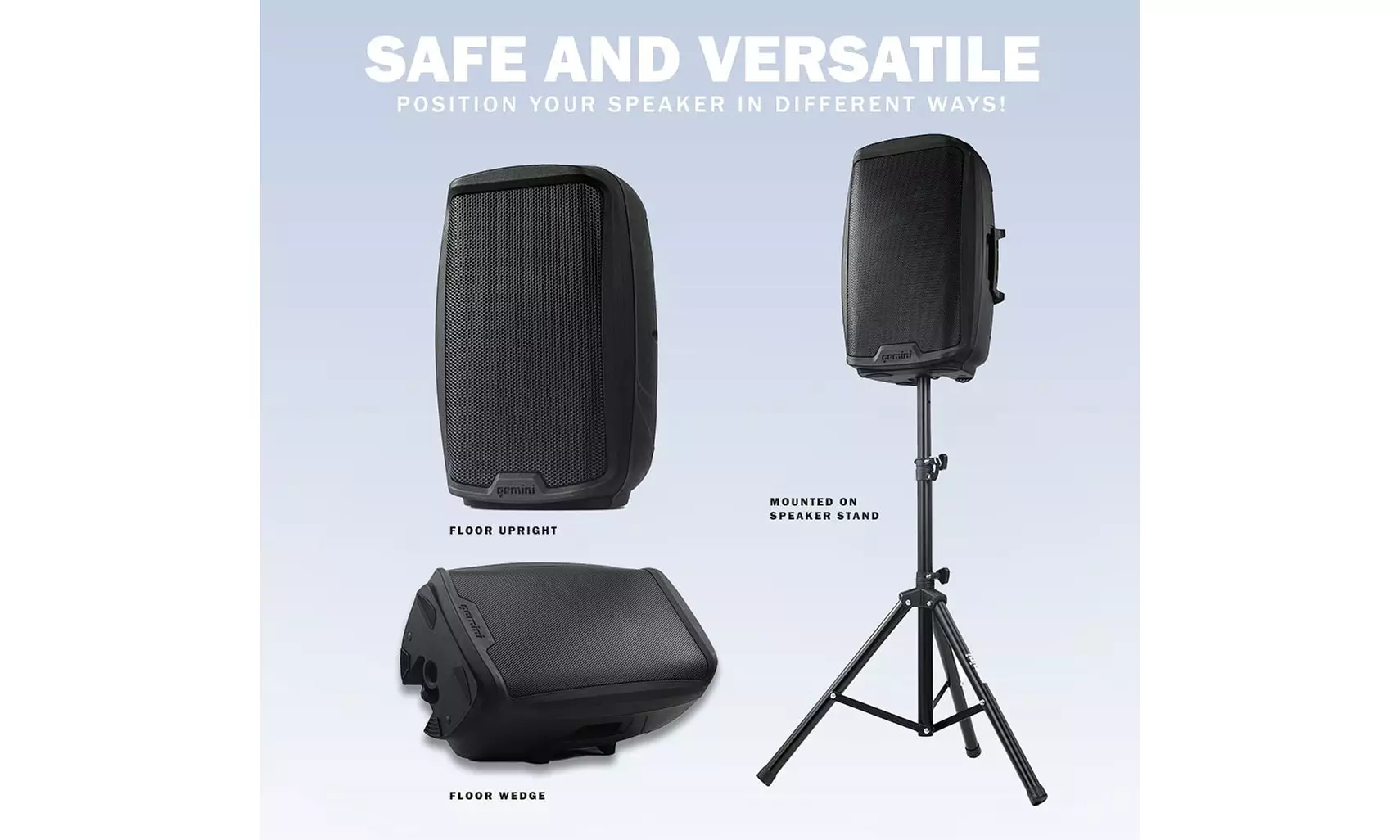 Gemini AS-2115BT Wireless 15 inch Woofer Active Bluetooth Loudspeaker 2000W - Second Medium