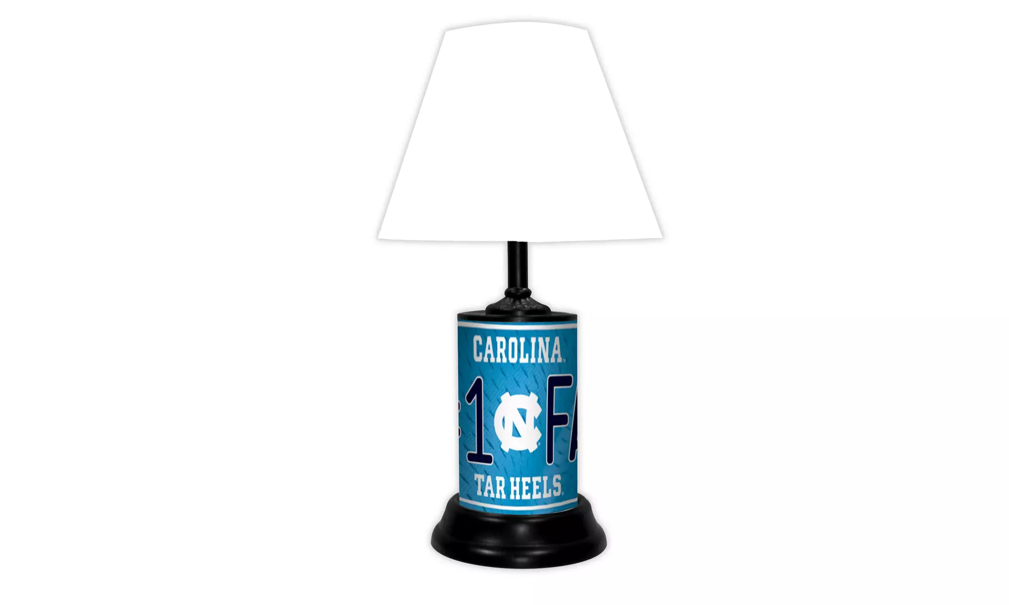 NCAA 18-inch Desk/Table Lamp with Shade, #1 Fan with Team Logo