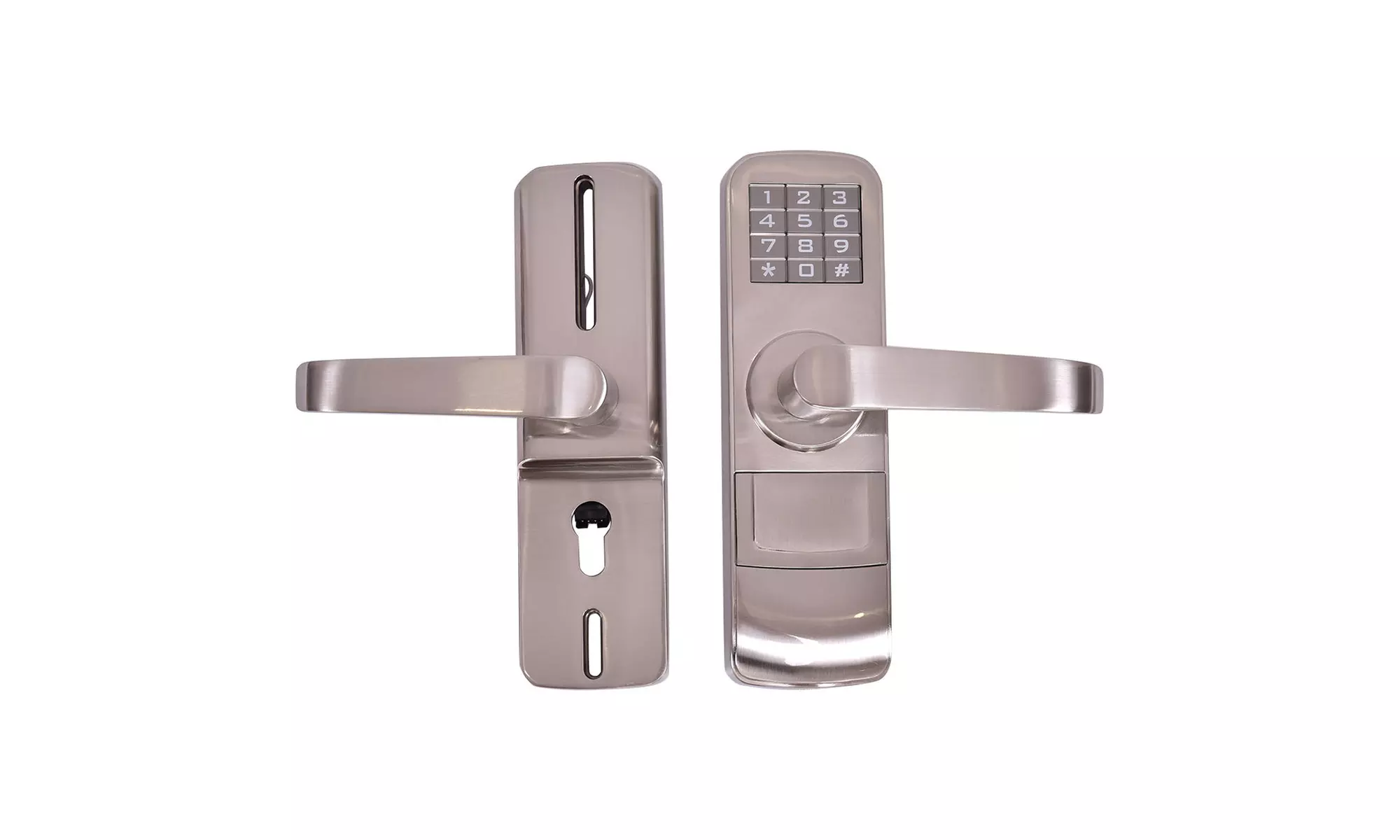 Digital Electronic Code Keyless Security Entry Door Lock Keypad New Black - Primary Image