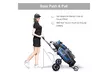 Folding Pull Push Golf Cart 3 Wheel Trolley Swivel with Cup Holder Scorecard - Second Medium