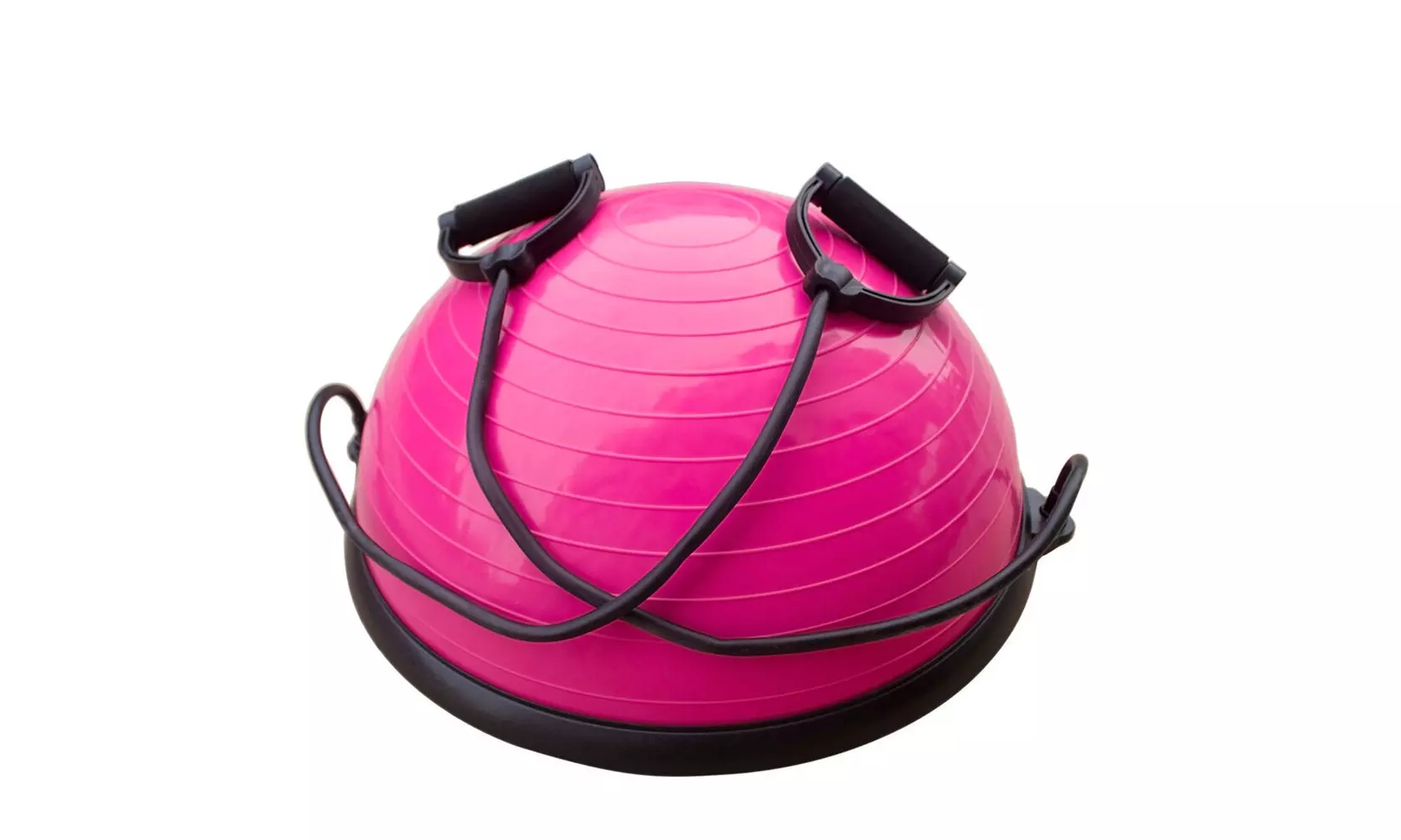 23" Yoga Half Ball Balance Trainer Fitness Strength Exercise Gym w/Pump Blue New - Second Medium