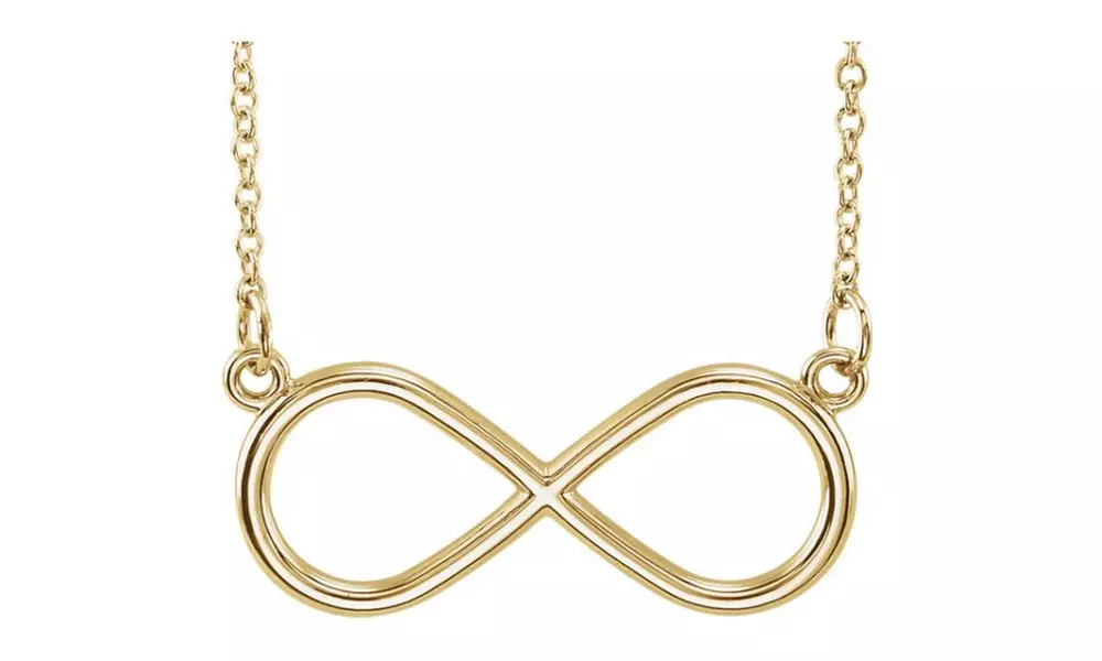 14K YELLOW INFINITY-INSPIRED 18 NECKLACE - Primary Image