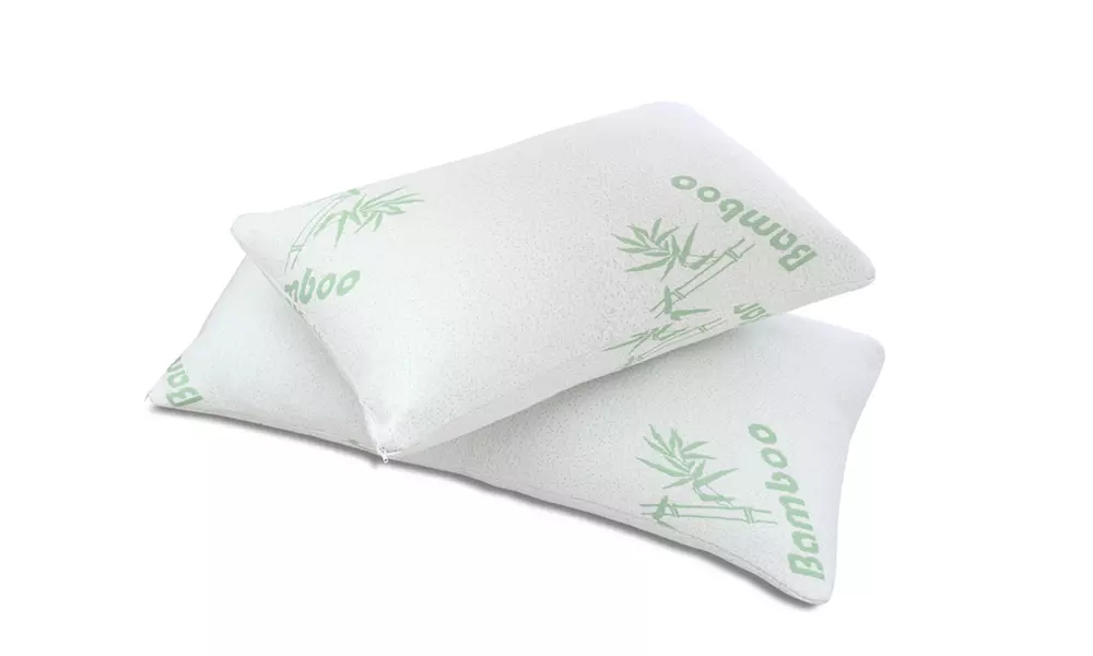 Luxury Home Memory Foam Bamboo Pillows (2-Pack) - Primary Image