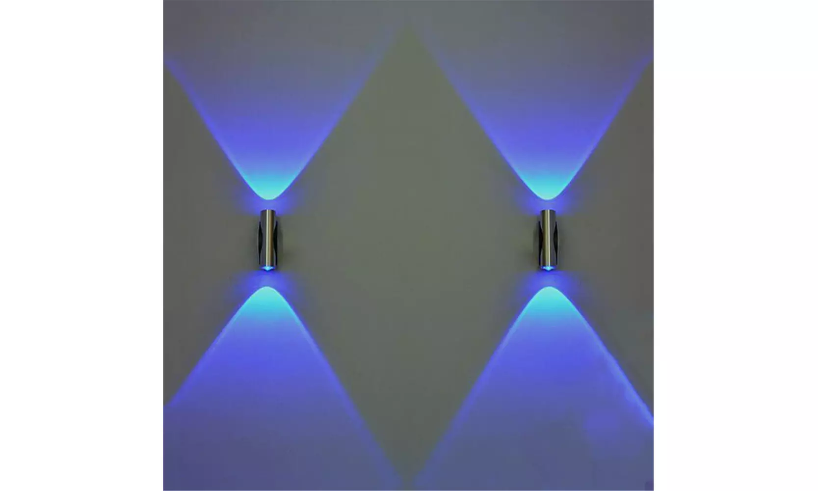 Double-headed LED Wall Lamp Home Sconce Bar Porch Wall Decor Ceiling Light Blue - Primary Image