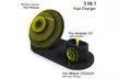Universal 3 in 1 Wireless Charging Station Stand Dock QC 3.0 Charger Adapter - Second Medium