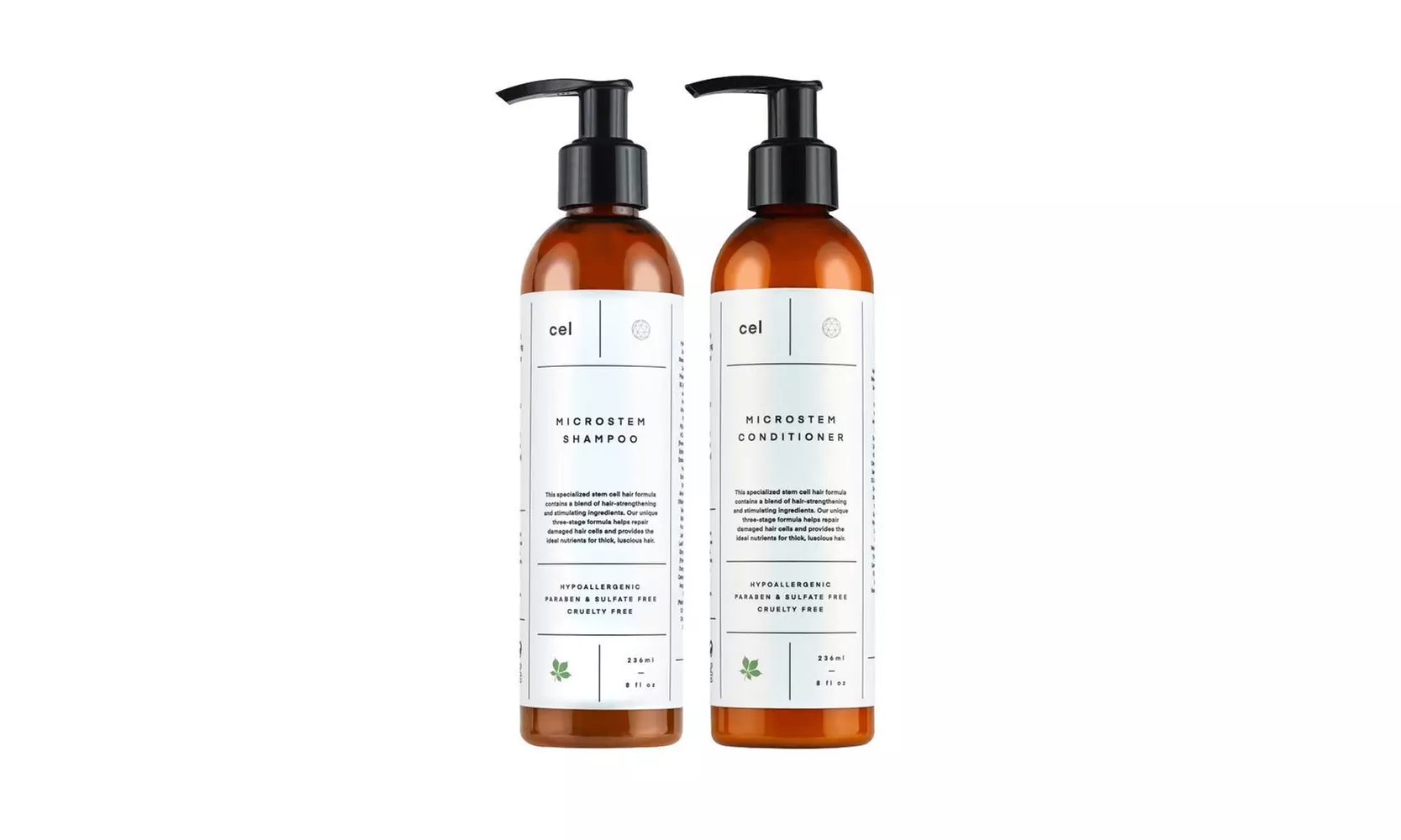CEL MD Stem Cell Hair Growth Thickening Shampoo and Conditioner - Primary Image